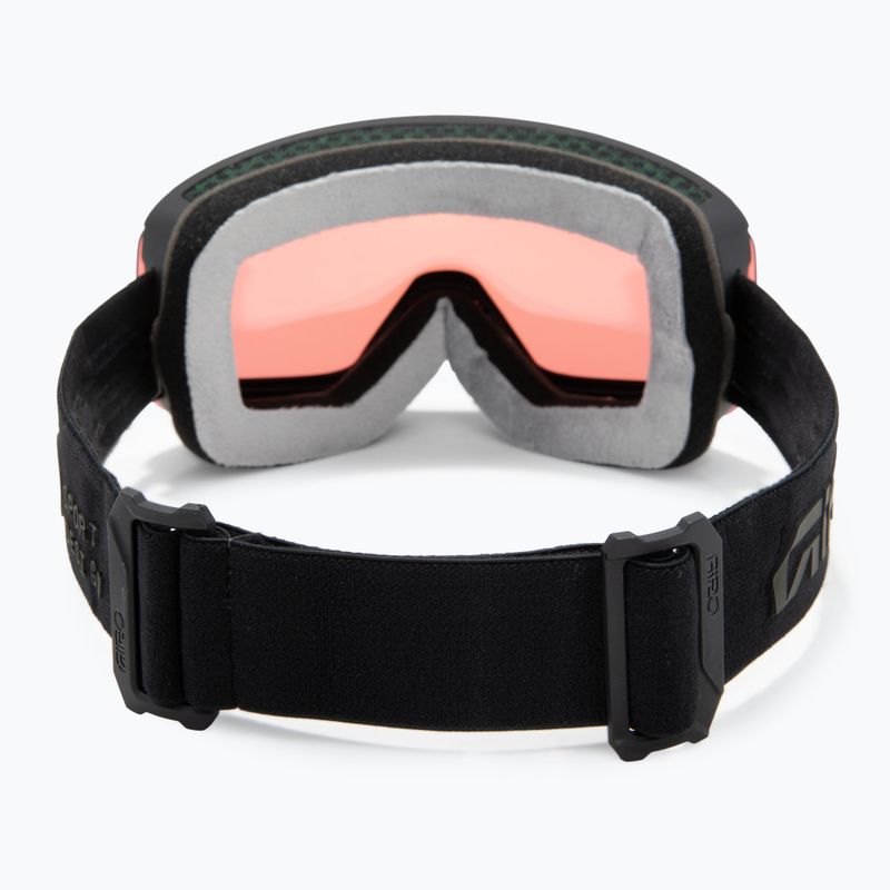Women's ski goggles Giro Ella black rails/vivid rose gold/vivid infrared 4