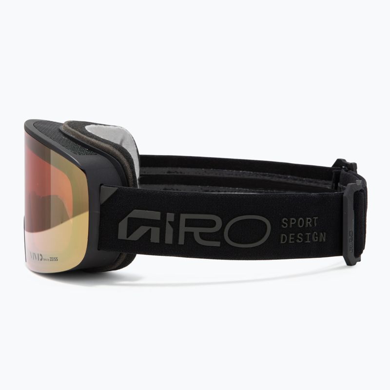 Women's ski goggles Giro Ella black rails/vivid rose gold/vivid infrared 5