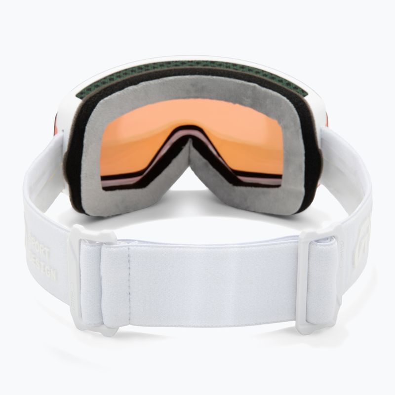 Women's ski goggles Giro Ella white rails/vivid pink/vivid infrared 4