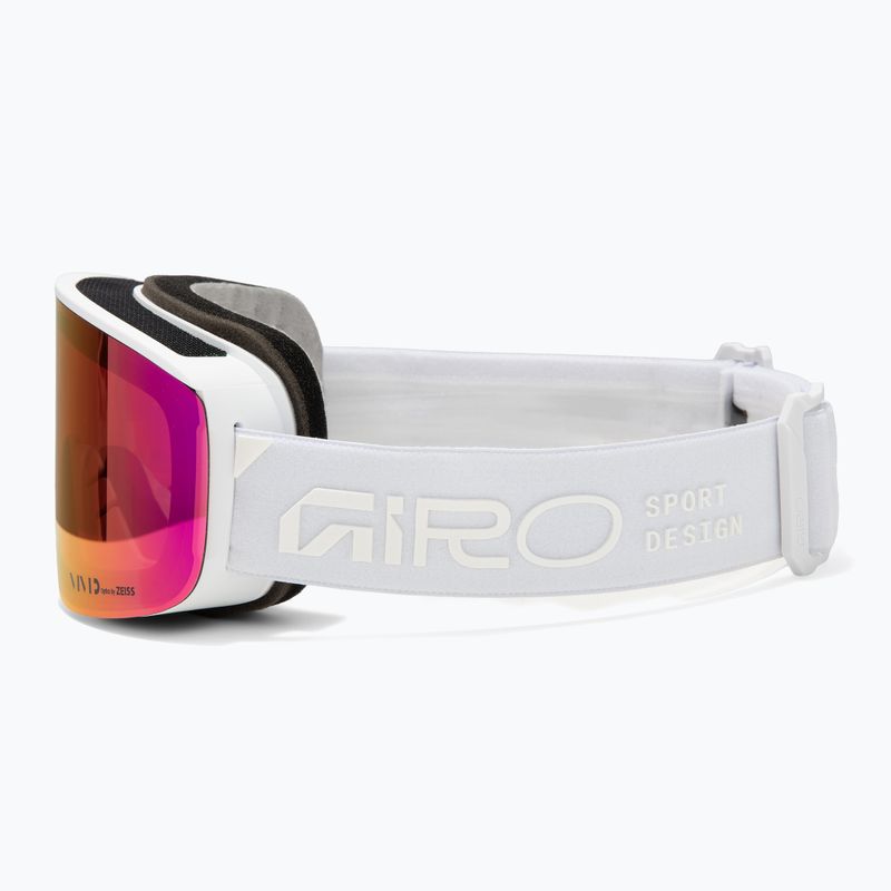 Women's ski goggles Giro Ella white rails/vivid pink/vivid infrared 5