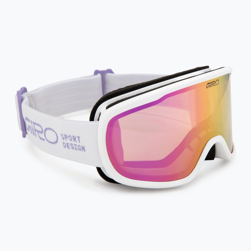 Women's ski goggles Giro Moxie mauve stacked/amber pink/yellow 2