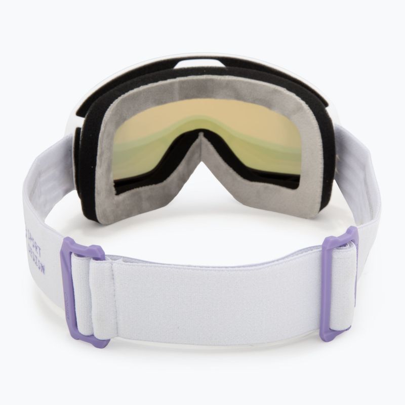 Women's ski goggles Giro Moxie mauve stacked/amber pink/yellow 4