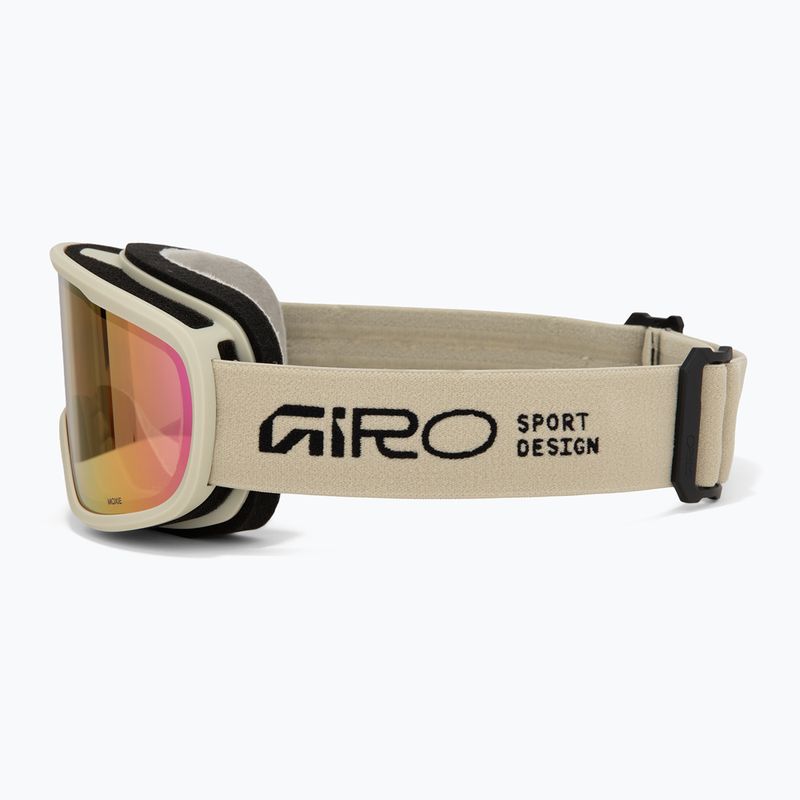 Women's ski goggles Giro Moxie stone stacked/amber pink/yellow 5