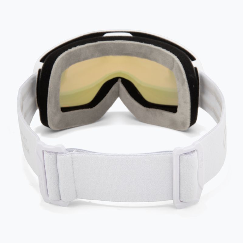 Women's ski goggles Giro Moxie white stacked/amber pink/yellow 4
