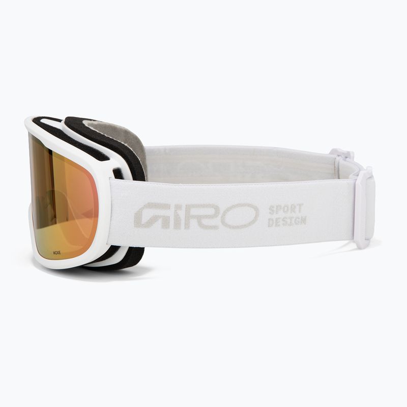 Women's ski goggles Giro Moxie white stacked/amber pink/yellow 5