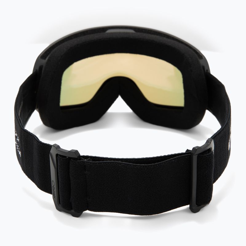 Ski goggles Giro Roam black stacked/amber scarlet/yellow 4