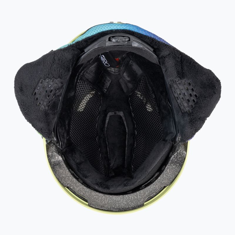 Children's ski helmet Giro Crue matte fluorescent green 5