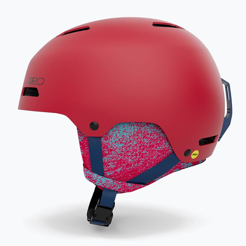Children's ski helmet Giro Crue matte red 9
