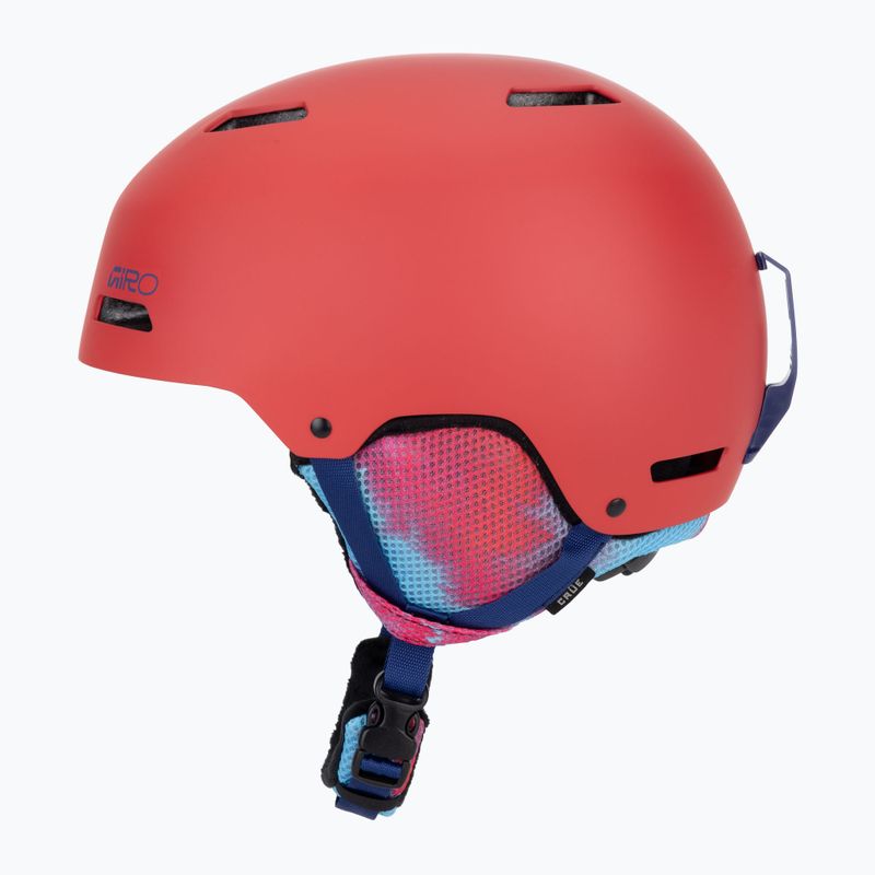 Children's ski helmet Giro Crue matte red 3