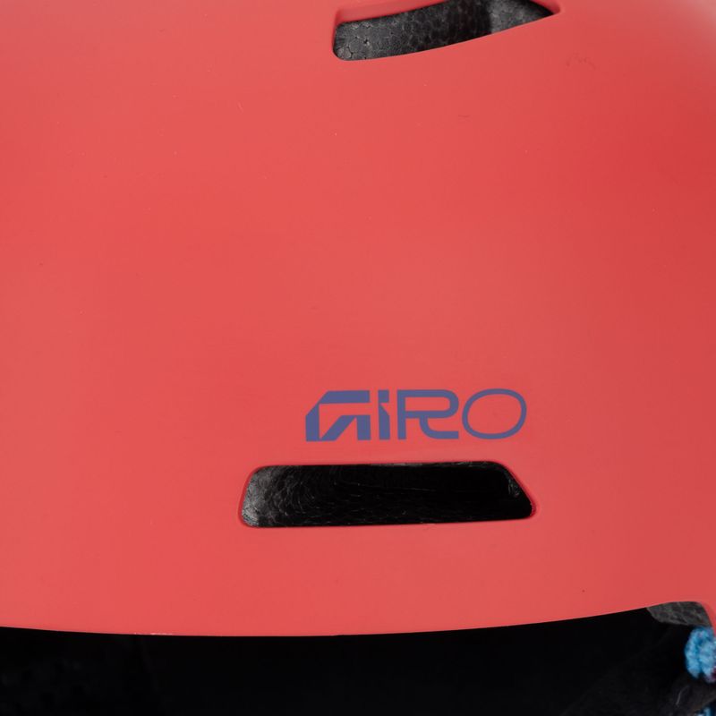 Children's ski helmet Giro Crue matte red 7