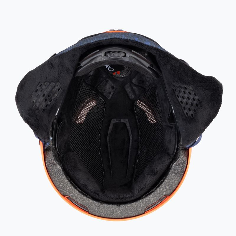 Children's ski helmet Giro Crue matte orange 5