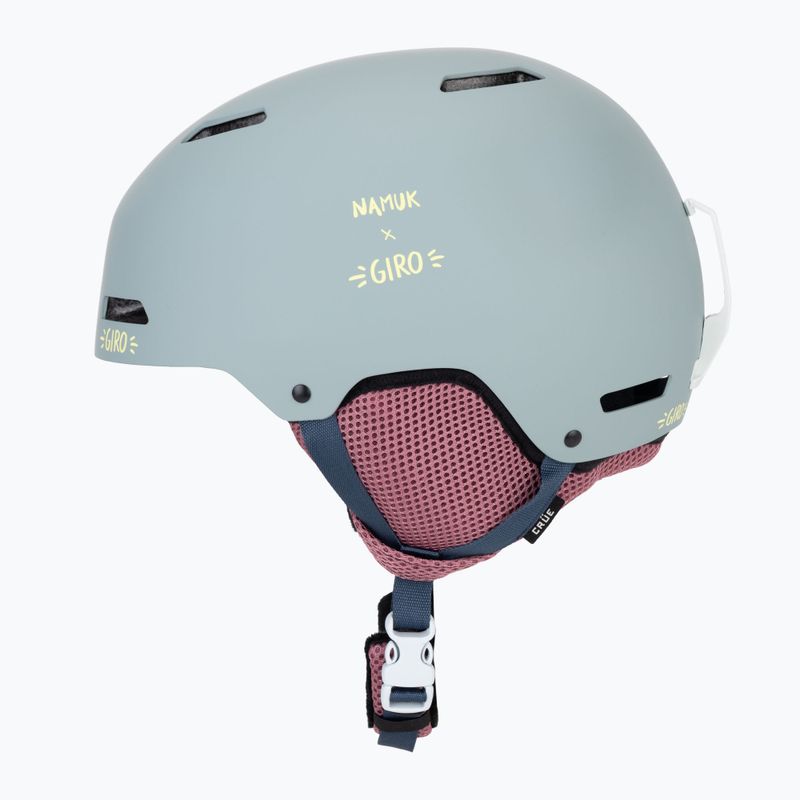 Children's ski helmet Giro Crue matte light blue namuk 3