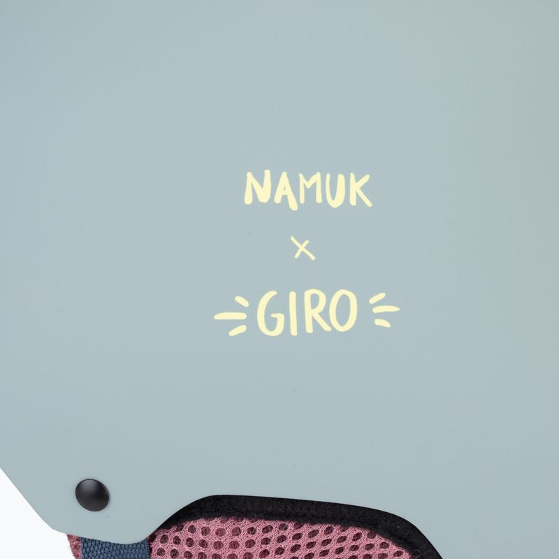 Children's ski helmet Giro Crue matte light blue namuk 8