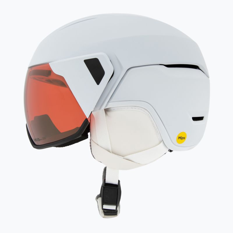 Women's ski helmet Giro Aria Spherical Mips W matte white/vivid copper 3