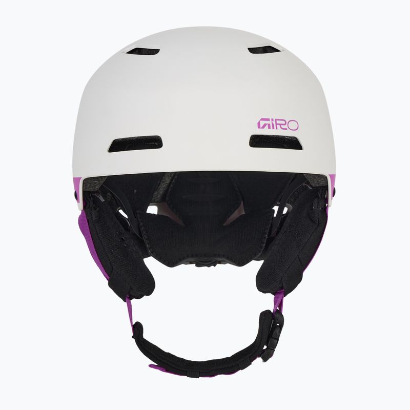Ski helmet Giro Ledge FS matte white pink 2