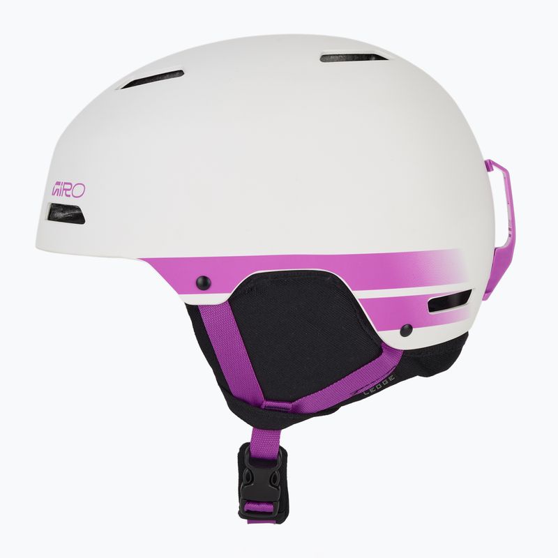 Ski helmet Giro Ledge FS matte white pink 3