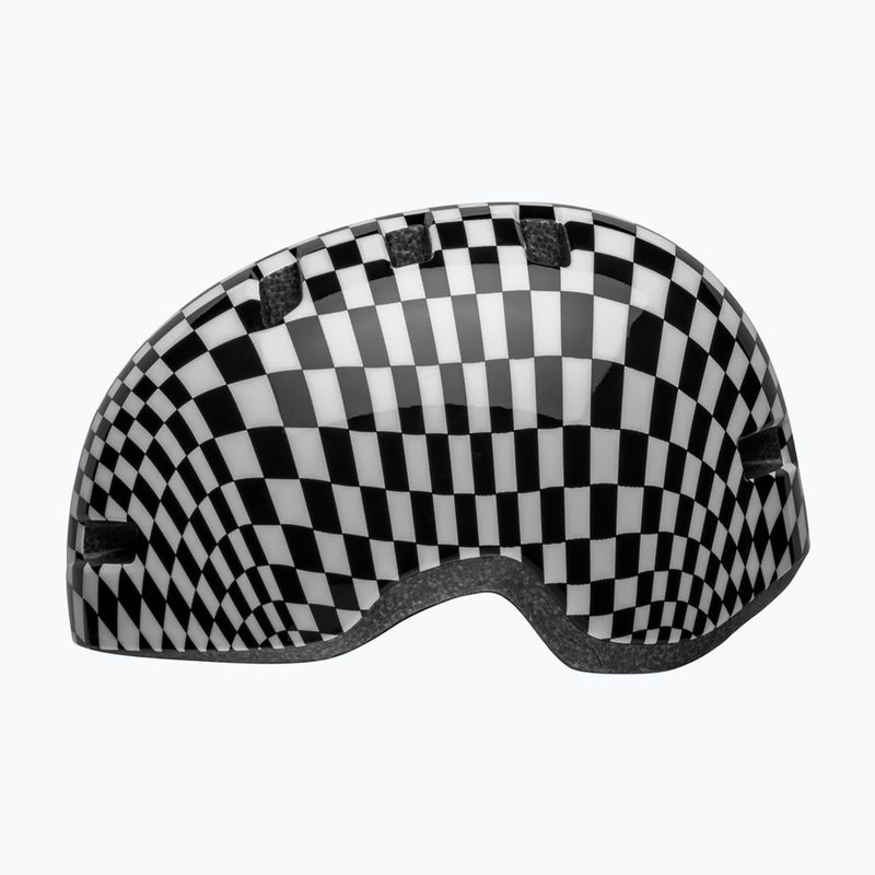 Bell Lil Ripper children's bike helmet checker gloss black/white 2