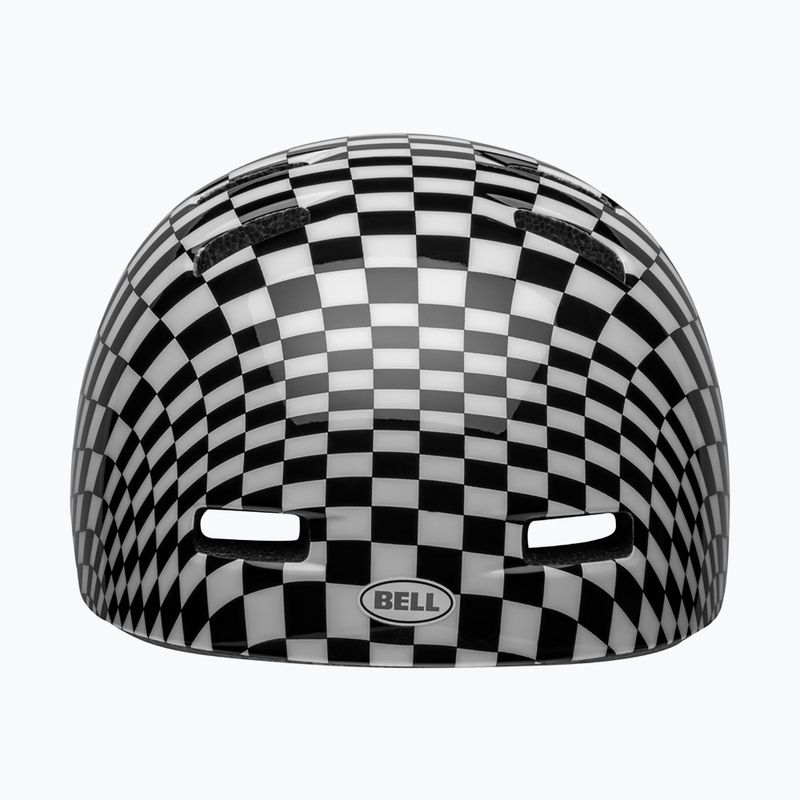 Bell Lil Ripper children's bike helmet checker gloss black/white 3