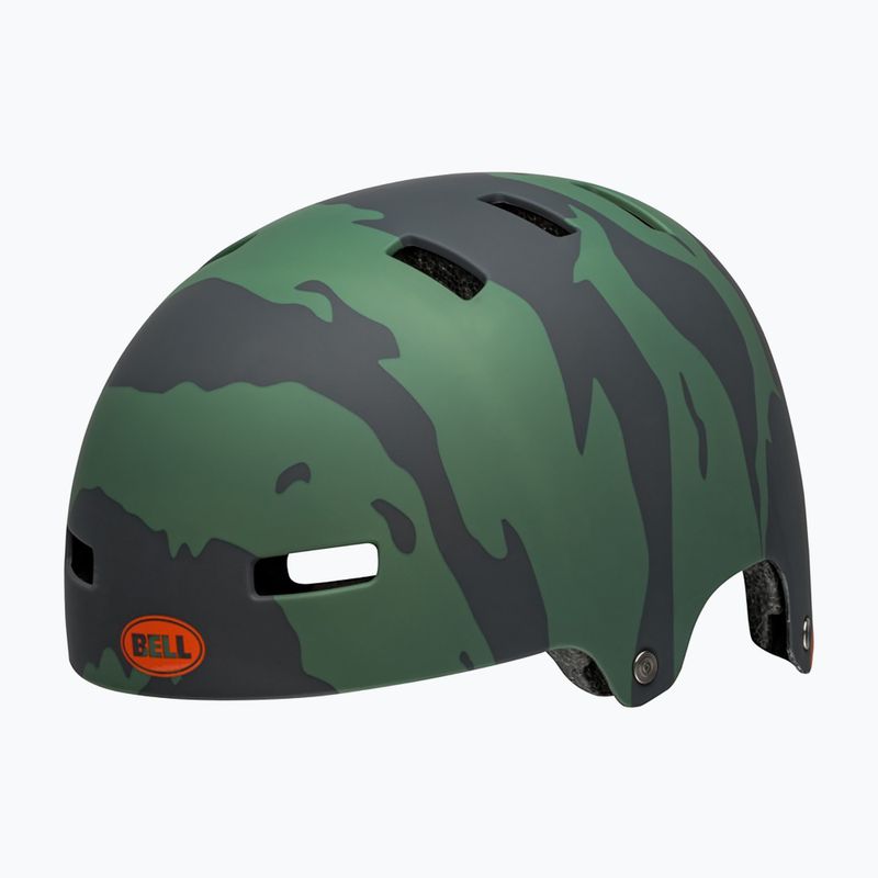 Bell Span children's helmet ravine matte green/orange