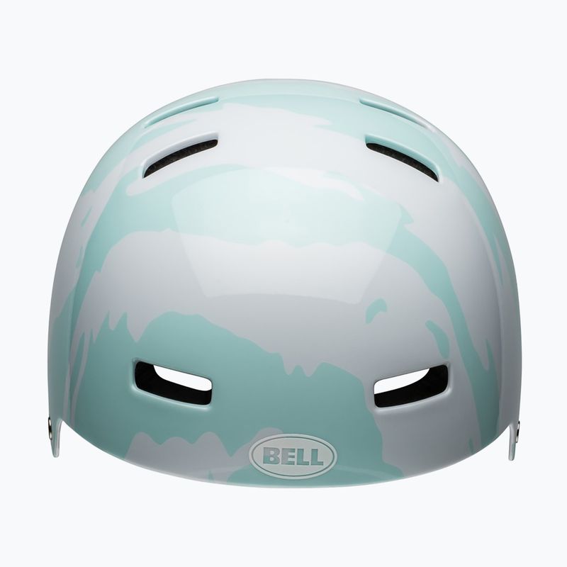 Bell Span ravine gloss white/blue children's helmet 3