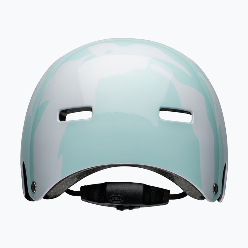 Bell Span ravine gloss white/blue children's helmet 4