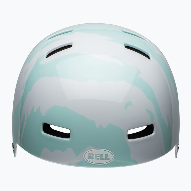 Bell Span Jr children's helmet gloss white/blue 3