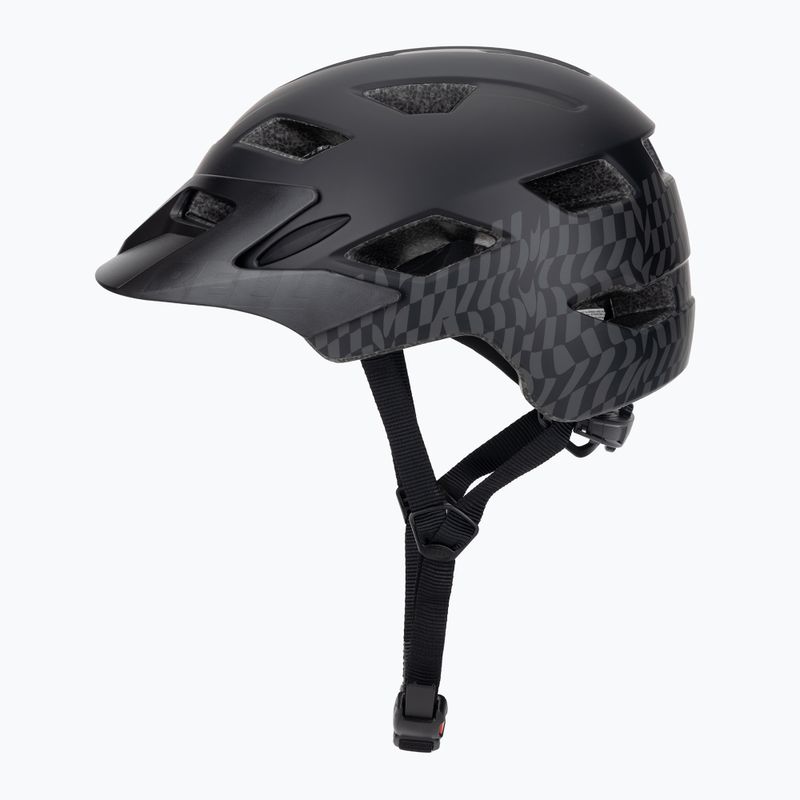 Bell Sidetrack children's bike helmet wavy checks/matte black 3