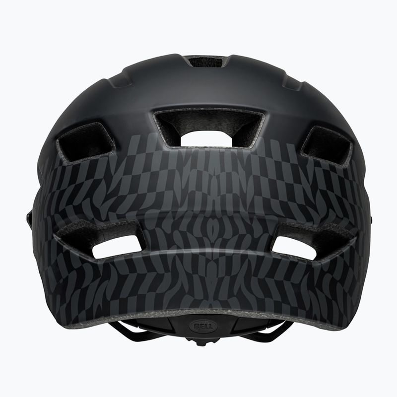 Bell Sidetrack children's bike helmet wavy checks/matte black 3