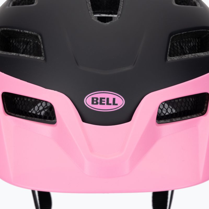 Bell Sidetrack Jr matte pink children's bike helmet 7
