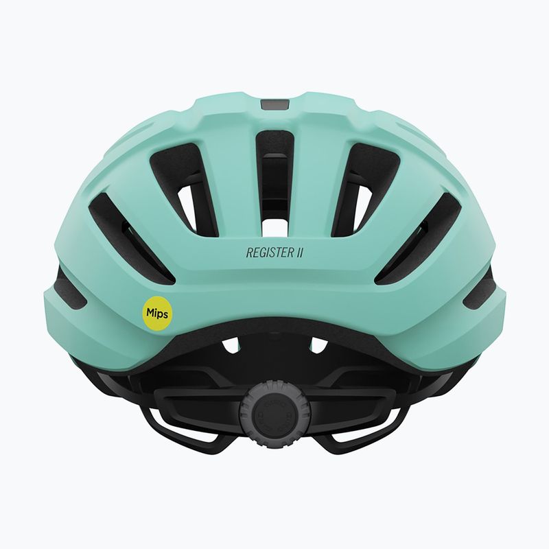 Giro Register II Integrated MIPS matte screaming teal children's bike helmet 3