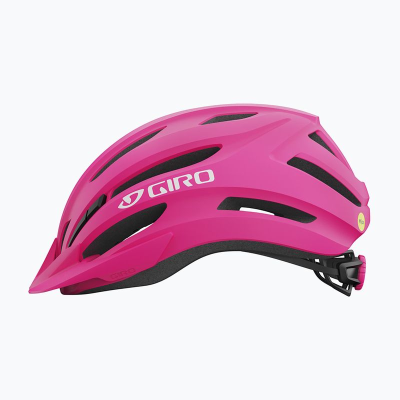 Giro Register II Integrated MIPS matte bright pink children's bike helmet 2