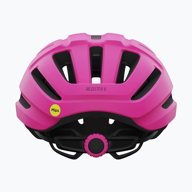 Giro Register II Integrated MIPS matte bright pink children's bike helmet 3