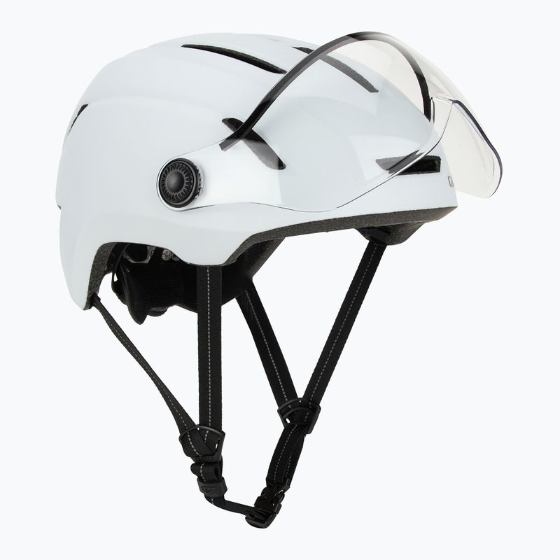 Giro Evoke Shield Integrated MIPS matte chalk bike helmet 2