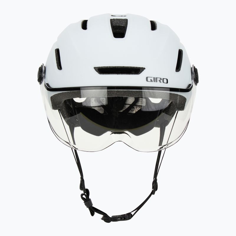 Giro Evoke Shield Integrated MIPS matte chalk bike helmet 3