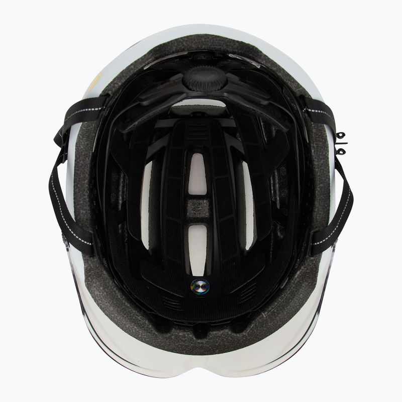 Giro Evoke Shield Integrated MIPS matte chalk bike helmet 7
