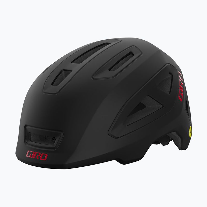 Giro Scamp II matte black/red children's bike helmet