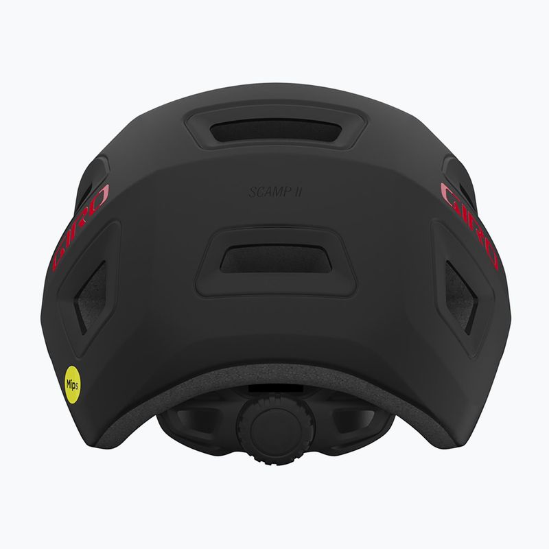 Giro Scamp II matte black/red children's bike helmet 3