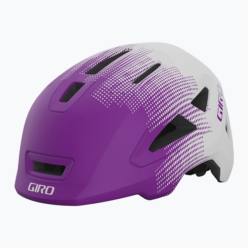 Giro Scamp II matte purple towers children's bike helmet
