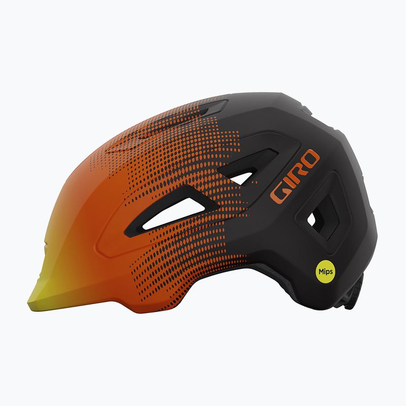 Giro Scamp II Integrated MIPS matte orange towers children's bike helmet 2