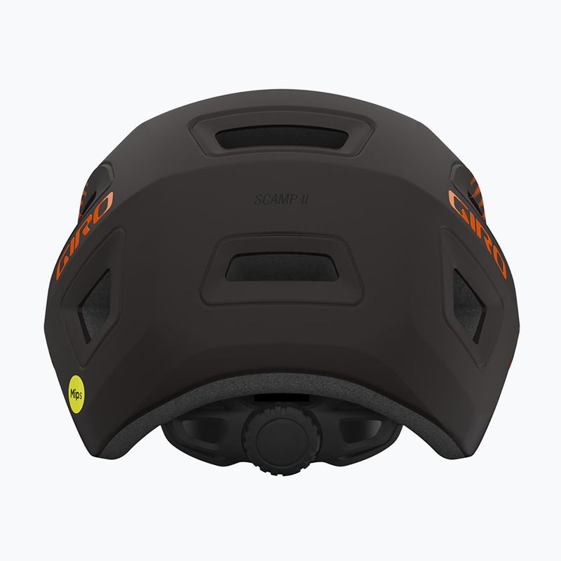 Giro Scamp II Integrated MIPS matte orange towers children's bike helmet 3