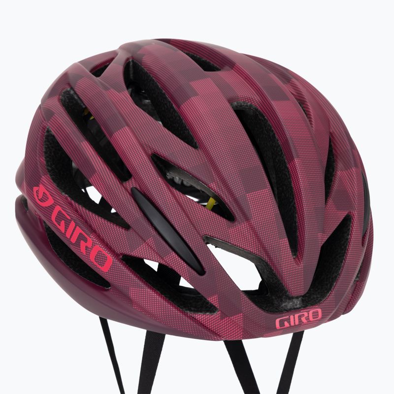 Giro Syntax Integrated MIPS matte dark cherry towers bike helmet 7