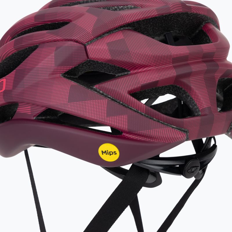 Giro Syntax Integrated MIPS matte dark cherry towers bike helmet 10