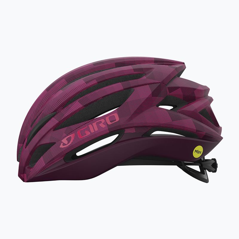 Giro Syntax Integrated MIPS matte dark cherry towers bike helmet 2