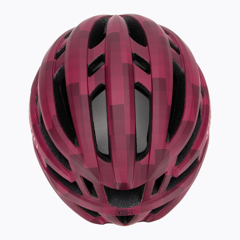 Giro Agilis Integrated MIPS matte dark cherry towers bike helmet 5