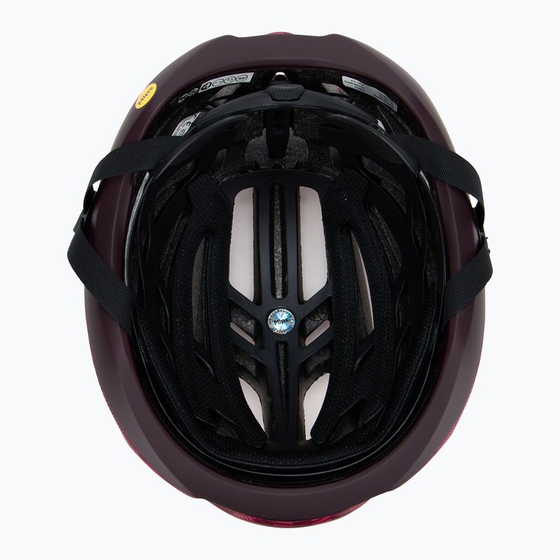 Giro Agilis Integrated MIPS matte dark cherry towers bike helmet 6