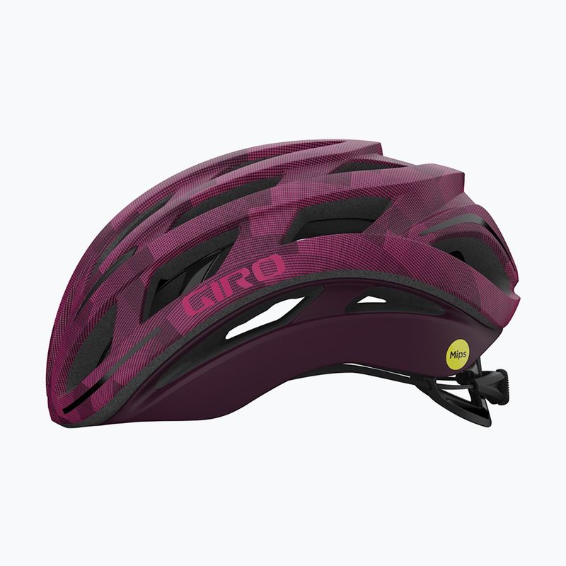 Giro Helios Spherical MIPS matte dark cherry towers bicycle helmet 2