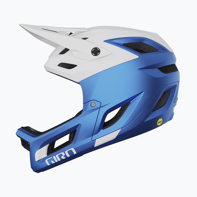 Giro FF Coalition Spherical MIPS matte white/ano blue bike helmet 2