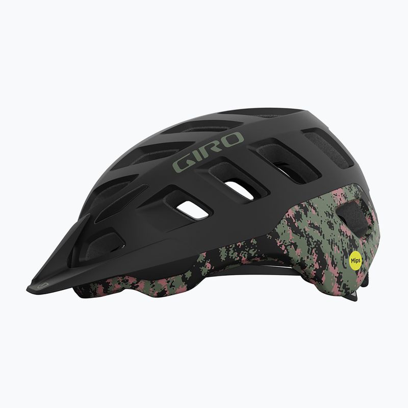 Giro Helios Spherical MIPS bicycle helmet matallic coal/dusty rose 2