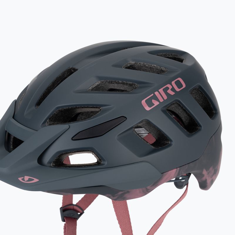Giro Radix matte dusty rose cosmic bicycle helmet 7