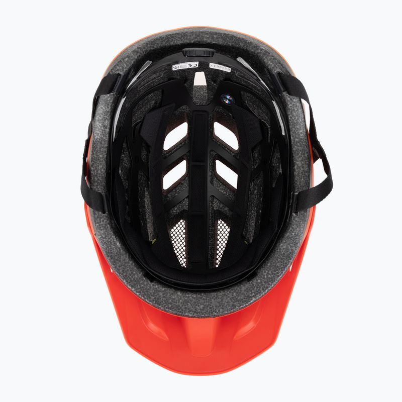 Giro Fixture II Integrated MIPS matte red fade children's bicycle helmet 5